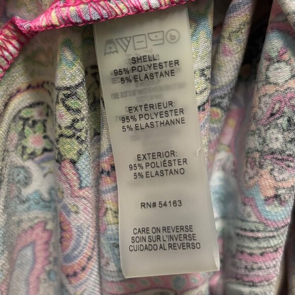 Tommy Hilfiger Multi-Color Paisley Print Bell Sleeve Dress Size 4 - Picture 7 of 7